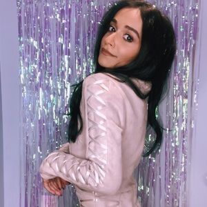 Pink/Nude Miss Guided Suede Dress